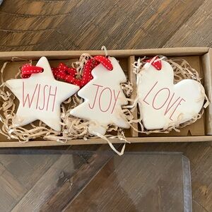 Rae Dunn ornaments
